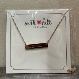 NWT Sealed South Hill Designs "MOM' Gold Chain Necklace